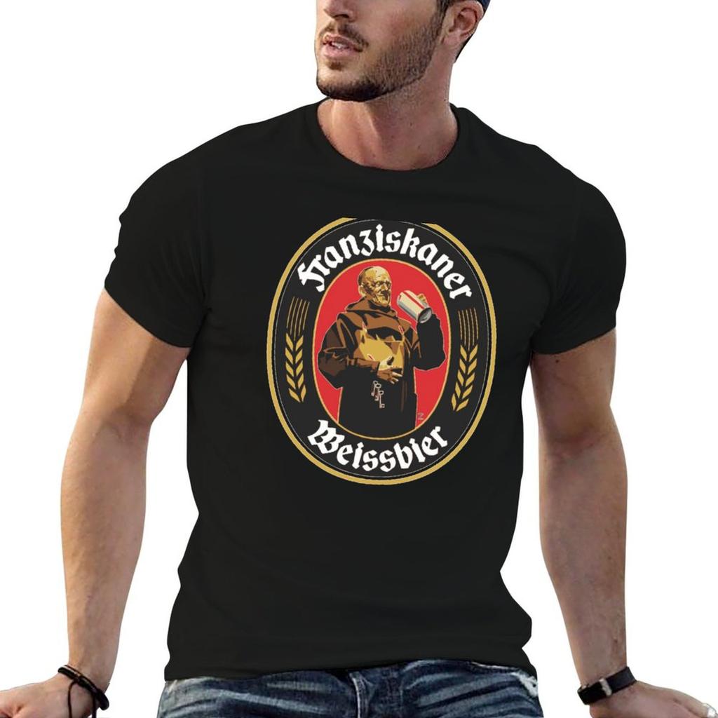Franziskaner-Beer T-Shirt essential t shirt t shirt man designer man t shirt heavy cotton T-shi