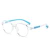 Children's Fashion Ultralight TR90 Two-Color Blue Light Blocking Prescription Eyeglass Frames