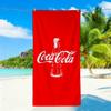 C-Coca C-Cola Fashion Logo Towel Sports Quick Dry Travel Camping Sandproof Soft Light Large Beach Towel