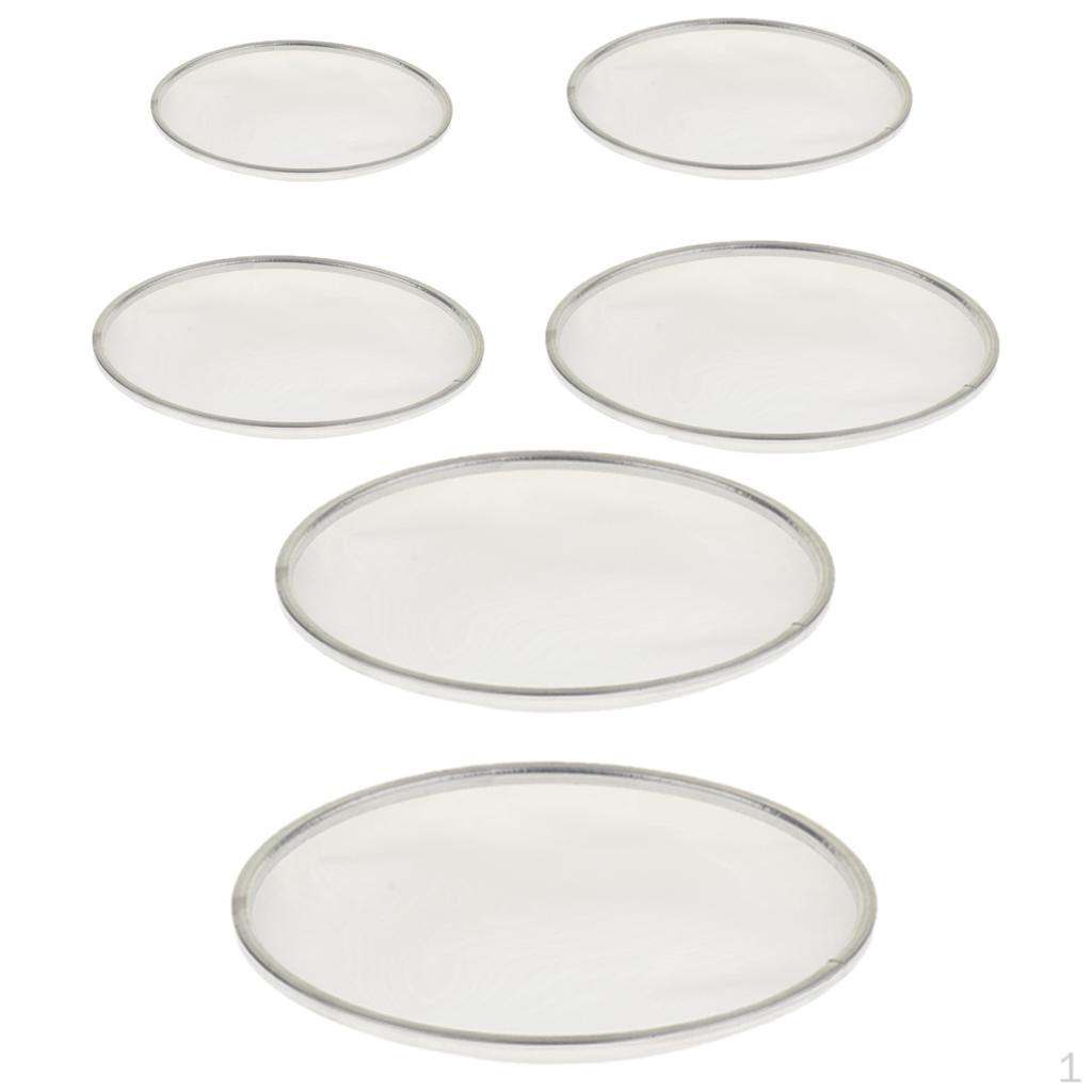 

6 Штук Двухслойные Тихие Пластики 8 дюймов///13 дюймов/14 дюймов/16 дюймов Аксессуар для Бас-барабана