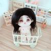 20cm Kawaii Plush Cotton Doll Idol Stuffed Super Star Figure Dolls No Attribute Curly Hair Crying Doll Can Change Clothes Gift