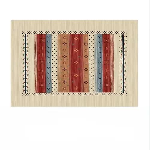 Bohemian Pattern Decorative Carpet Tribal Style Moroccan Luxury Persian Art Multi-style Rug Geometric Loop-pile Rug