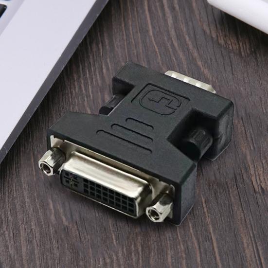 DVI til VGA-adapter 24 pluss 5-pins DVI hun til 15-pins VGA hann Kabeladapter DVI hun