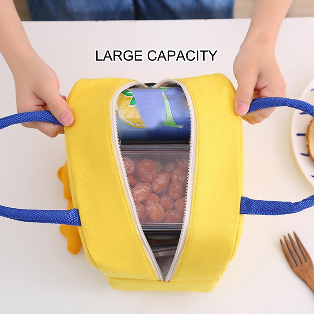 Adult Lunch Box Cute Lunch Box Lunch Tote Bag Smooth Zipper Lunchbox Bag for Lunches Snacks Drinks