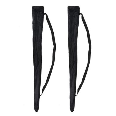 2pcs Durable Foldable Umbrella Protection Sleeve Weatherproof Umbrella Cover Bag Adjustable Strap Long Handle Compatible