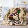 Kokopelis Customize Text Blanket Lightweight Personalized Blanket Ultra-Soft Great for Office Chair Home Decor Picnics Bed Four Seasons Multipurpose