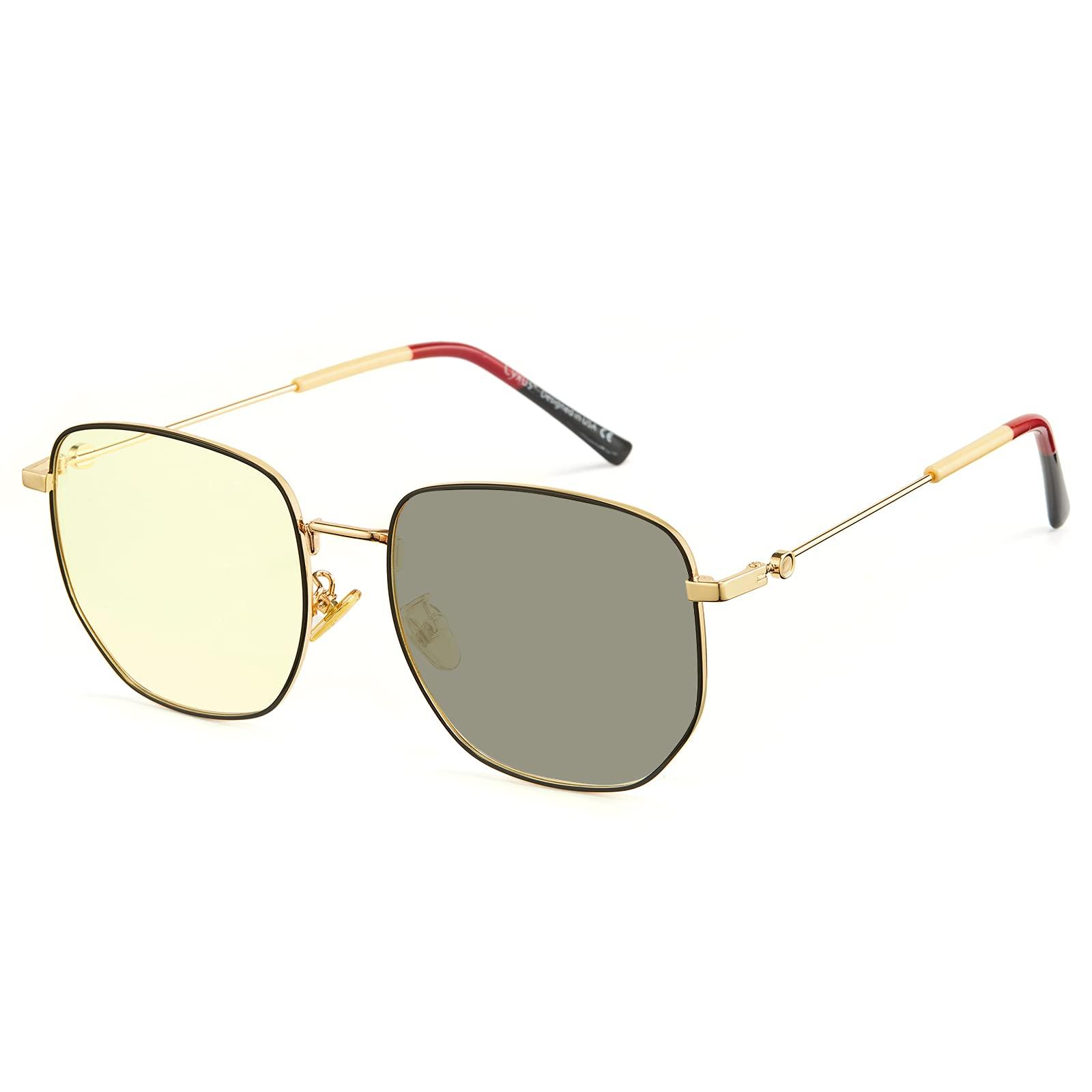 

Cyxus Блокирующие синий свет, Стойкие к выцветанию, Защита от УФ-излучения, Корейский стиль, Унисекс + Очки, Защита, Антибликовое покрытие, Гипоаллергенные, Для использования в помещении/на улице,