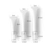 Tubos Cosméticos Macios 10/15/30G Protetor Solar Creme Loção Base Líquida Frascos Recarregáveis Conta-Gotas de Ácido Hialurônico Frasco Vazio