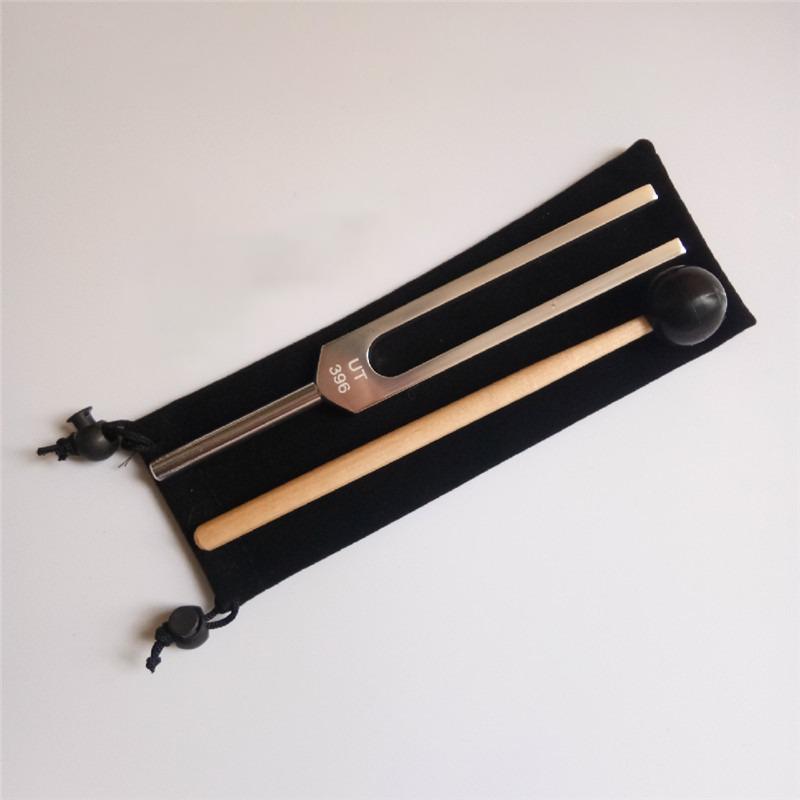 Multiple Frequencies Silver Tuning Fork Aluminum Sound Healing Therapy Resonance Tuning Forks for Healing Musical Instrument Percussion