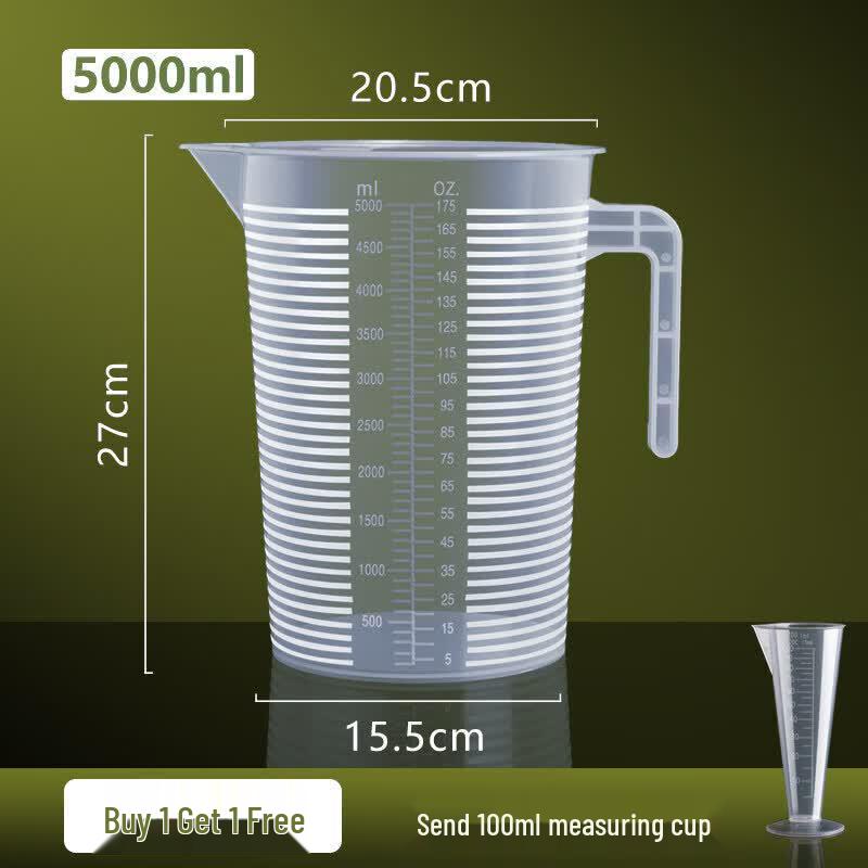 ZISIZ Commercial Plastic Measuring Cup