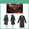 Conjunto de Fantasia Cosplay Anime Attack On Titan Com Capa Levi Ackerman