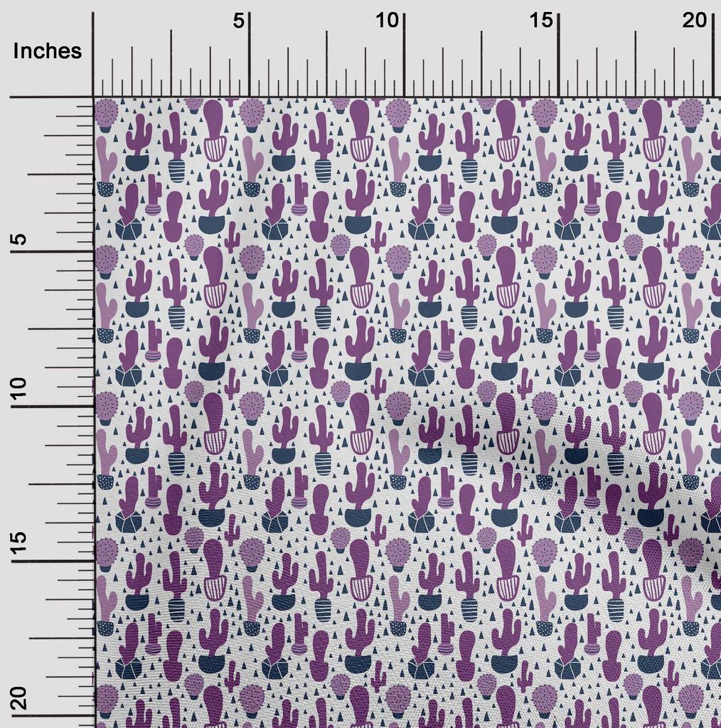 oneOone Material textil Cotton Flex magenta închis, cusut, cactus, proiecte de artizanat, imprimeuri pe metru, 40 inch