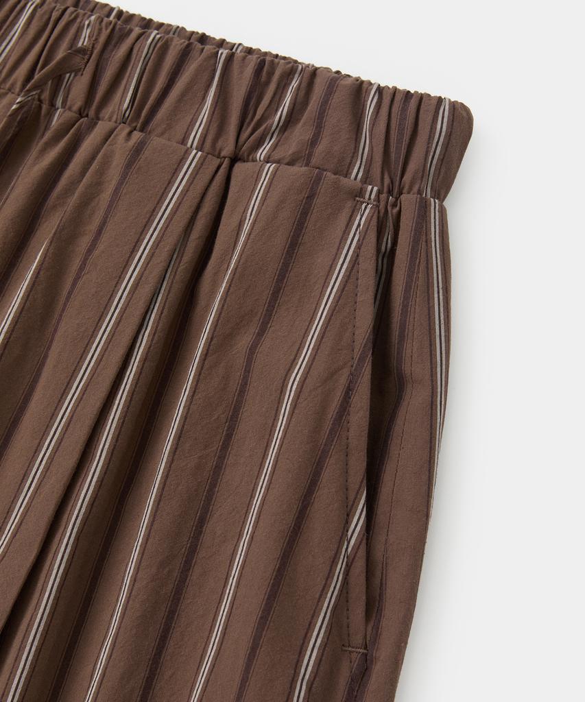 Laikeueomojeu Striped Resort Pants_Brown