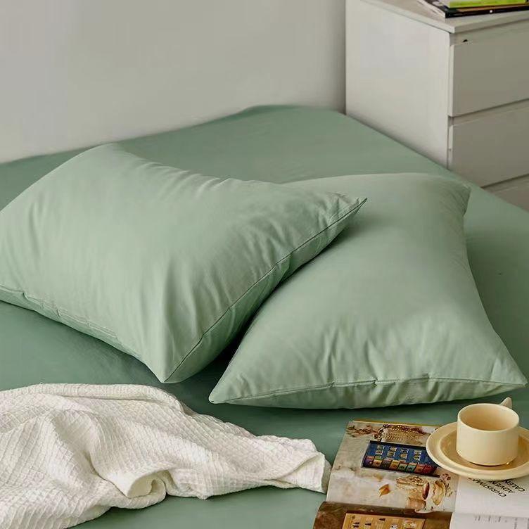 1 Pair Brushed Pillowcases, Warm Solid Color Pillowcases, Simple 48*74cm Japanese Pillowcases, Pillowcases Without Inserts