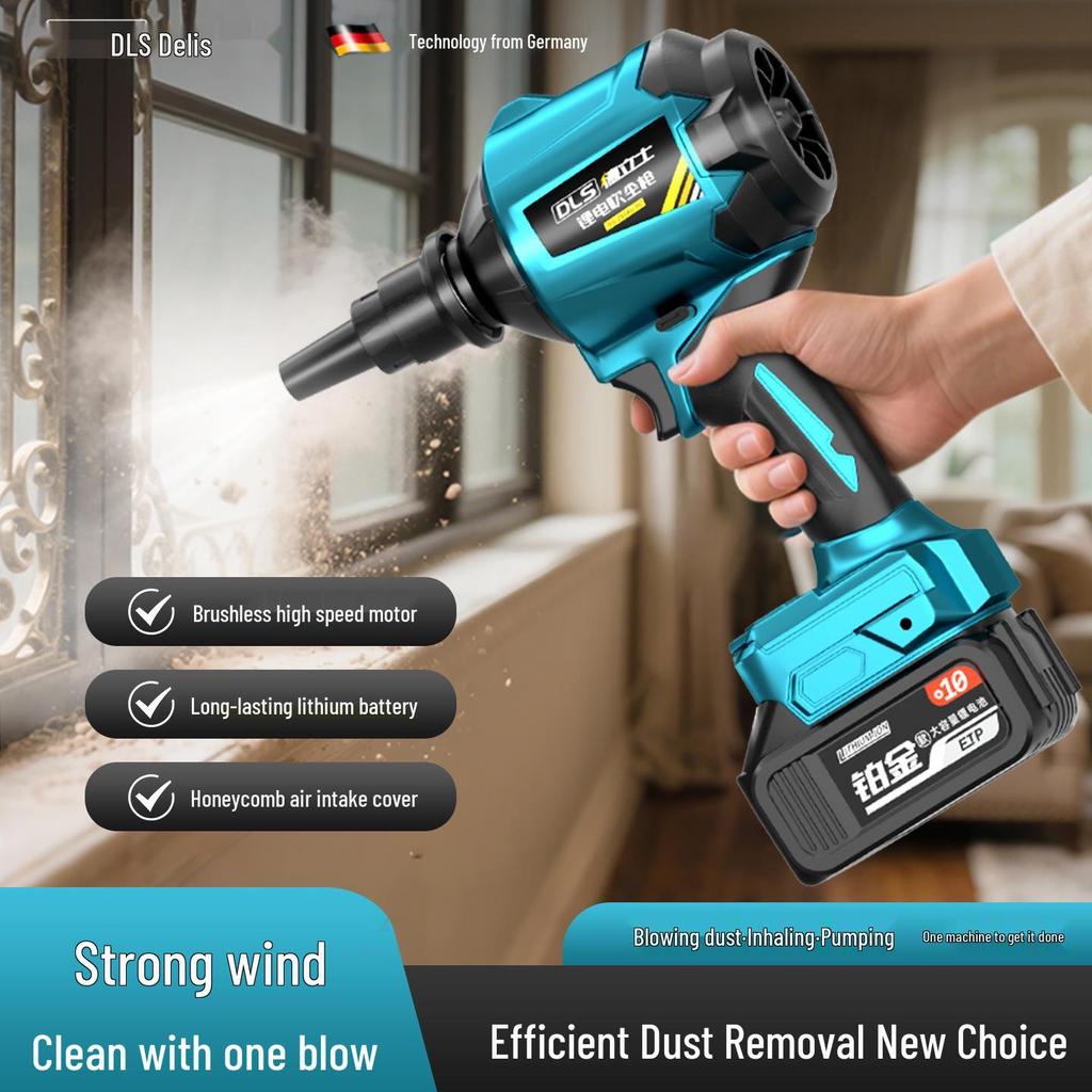 Brushless Industrial Lithium Battery Dust Blower Gun