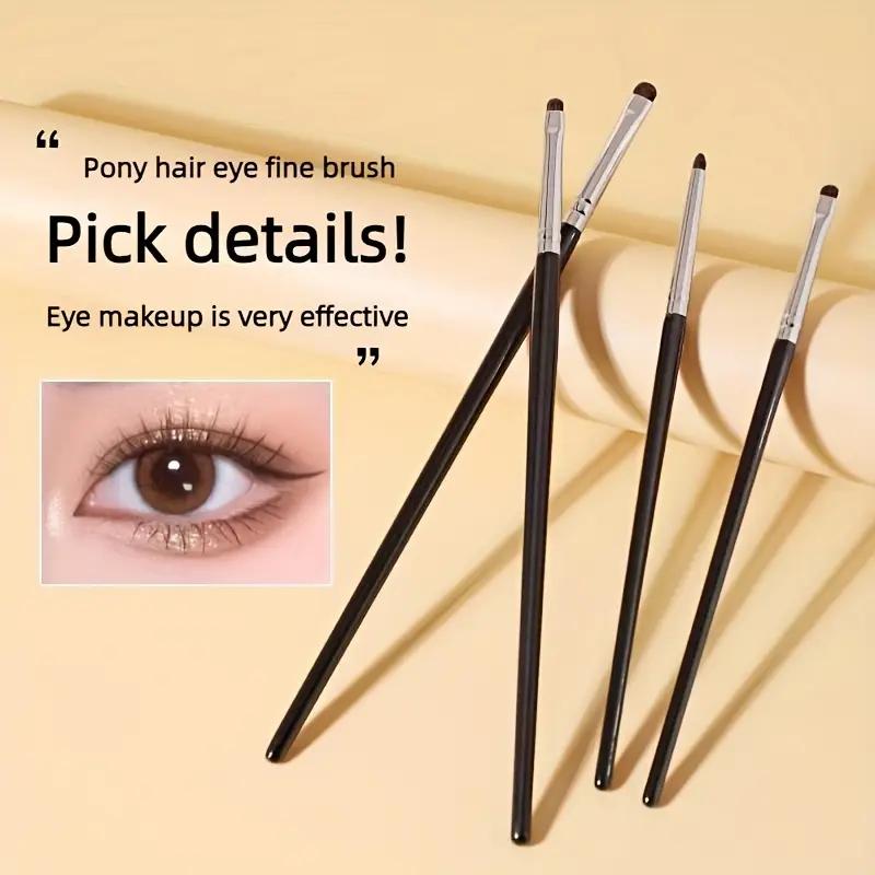 4/1PCS Eye Makeup Fine Detail Brush Eye Tip Cone Small Brightening Eyeshadow Lower Eye Silkworm Press Eyeliner Eye End