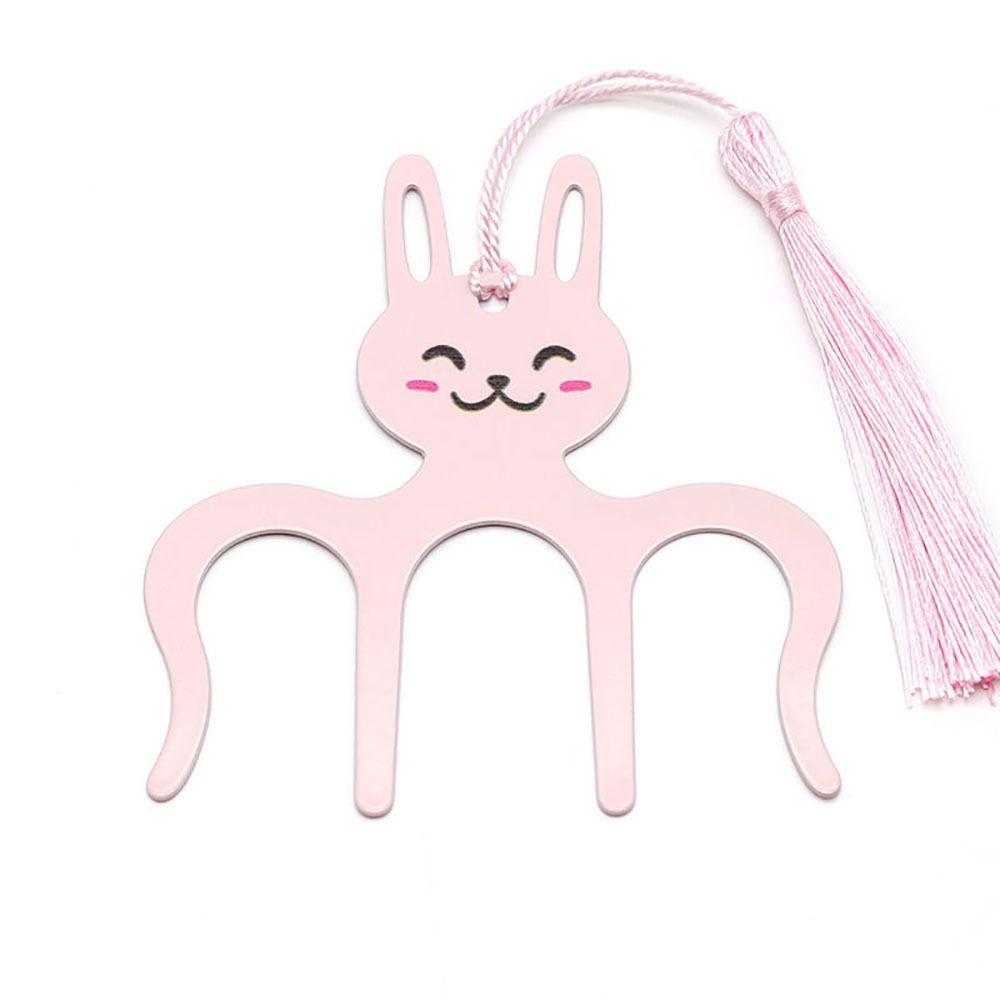 

Hollowing Out Page Holder Metal Music Note Clips High-quality Song Book Clips Magazines Pink Rabbit