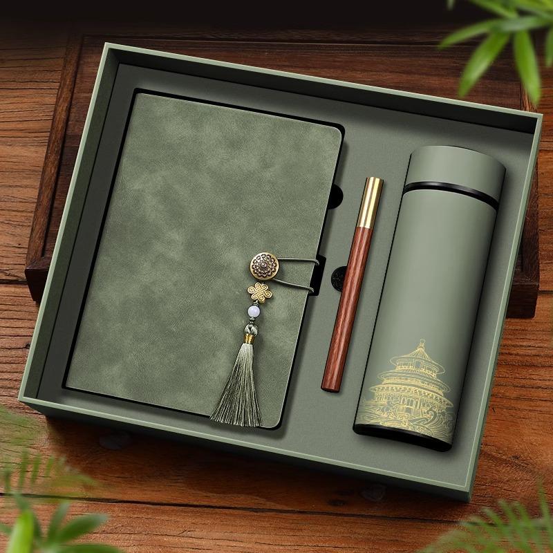 Notebook Thickened Retro Sheeppard Gift Box Business Office Meeting Record Book