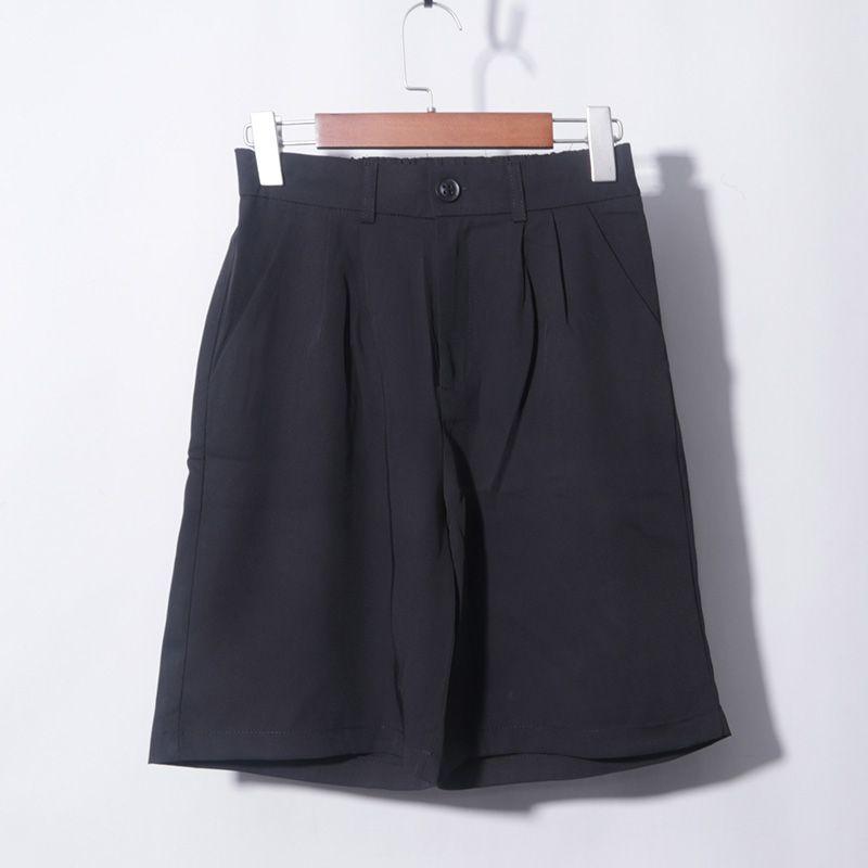 

Black Chiffon Back Elastic Thin High Waist Shorts Black S