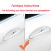 Real Carbon Fiber Car Door Handle Decoration For BMW 3 4 5 6 7 8 X Series X3 X4 X5 X6 X7 G01 G02 G05 G06 F90 G20 G22 G30 G38 G32