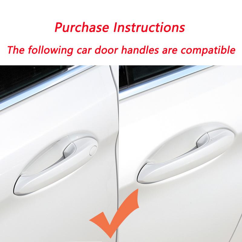 Real Carbon Fiber Car Door Handle Decoration For BMW 3 4 5 6 7 8 X Series X3 X4 X5 X6 X7 G01 G02 G05 G06 F90 G20 G22 G30 G38 G32