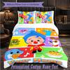 Personalized 3Pcs Bedding SetEl Payaso Plim Plim Custom Text Duvet Cover Pillowcase Set Bedroom Gift
