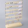 Jewelry Display Stand Durable Earring Organizer with 120 Holes Earrings Rack