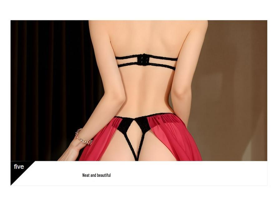 Sultry Devil Lingerie Set - Sexy Halloween Succubus Costume