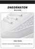 Invisible 8CM Height Increasing Men's Shoes - Breathable Flyknit Low Heel Running Casual Sneakers for Spring & Autumn.