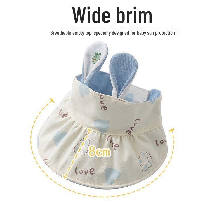 Cute Baby Sun Protection Open-Top Hat for Boys and Girls - Summer Sun Hat