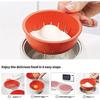 One Set Of Microwave Eggs Poacher Microwave Double Egg Boiler 2 Cups Design Cookware Kitchen Tools 2