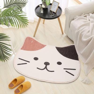 Simpatico Tappetino da Bagno a Forma di Gatto: Tappeto Ovale Morbido, Assorbente, Antiscivolo e Lavabile in Lavatrice per un Arredamento da Bagno Giocoso e Sicuro
