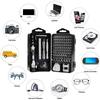 115 in 1 Präzisionsschraubendreher-Set PRO Elektronik Magnetisches Reparaturwerkzeug-Set mit Koffer für Reparatur Computer IPhone PC Haushalt