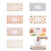 Flip Cover Cosmetic Pouch With Buckle Wipes Holder Case Cute Tissue Box  Home
