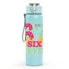 1PC 67 Six Seven Colorful Letter 750ml Color Plastic Sports Water Bottle Leakproof Flip Straw Lid Suitable for Sports Office Home Use
