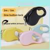 Pet Dog Retractable Traction Rope With Abs Material For Small And Medium Dogs