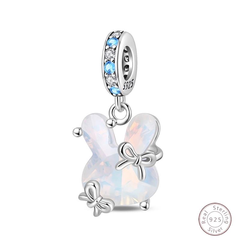 Ice&Snow Charms Copper Xmas Snowman Penguin Elk Rabbit Polar Bears Fit Original Bracelet Pendant Women Jewelry Acc