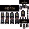 Stylish Harry Potter Print Canvas Backpack With Hidden Zipper Pockets