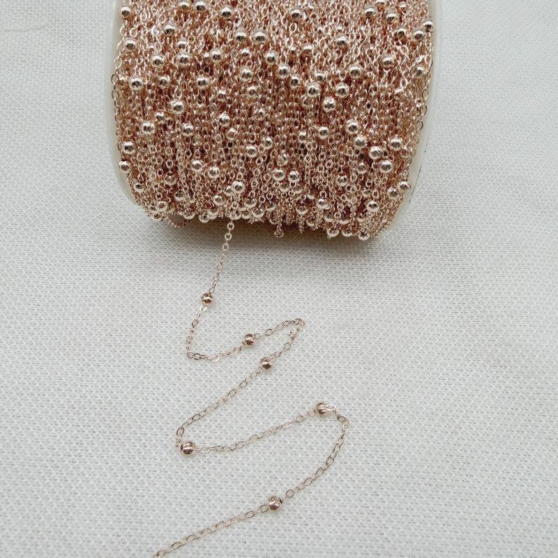 2yards Golded/silvered Plated Necklace Chain for Jewelry Making Findings DIY Necklace Chains Materials Handmade