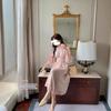French Romantic Dress New Femininity V-neck Vacation Dress