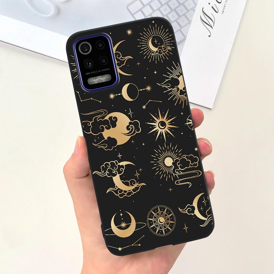 For LG K52 Q52 2020 Phone Case Soft Matte Silicone Capa For LGK52 LGQ52 2020 Funda Goothic Style Cartoon Back Cover Cute Pattern