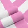 Ultra-Absorbent Quick-Drying Striped Beach Towel with Custom Digital Print
