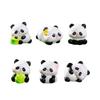 Pandas Figurines Mini Pandas Decors Waterproof Toy Playsets Miniature Doll Garden Figurines Cake Toppers Parties Favor