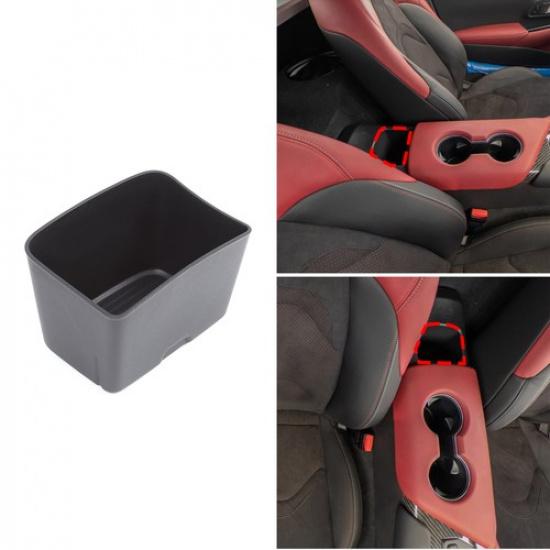 Center Console Rear Armrest Storage Box Tray For Toyota Supra A90 2018-2025