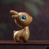 Argentina Green Sandalwood Fawn Carving Decorative Ornament 