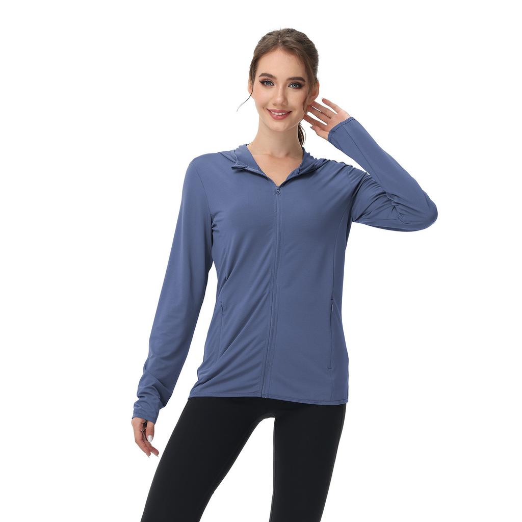 Summer Women's Sun Protection Clothing Large Size Women's Thin Jacket UV Protection Outdoor Long-sleeved Windbreaker