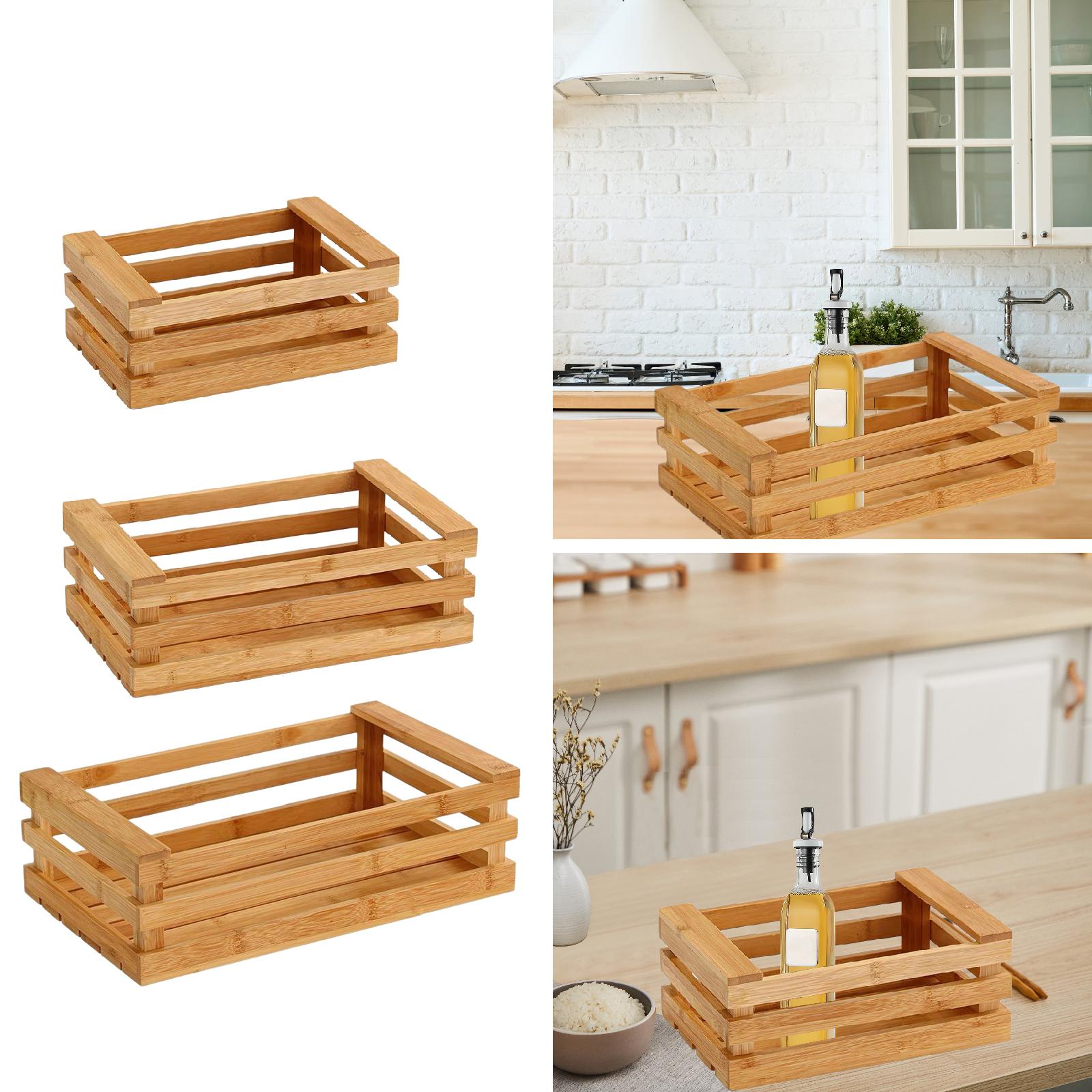 Деревянный ящик Вкладывающийся ящик для хранения Прочный деревянный ящик Рустикальный Универсальный органайзер Декоративный для Молока Офисной стойки Дома Кемпинга 25cmx165cmx10cm 4460₽