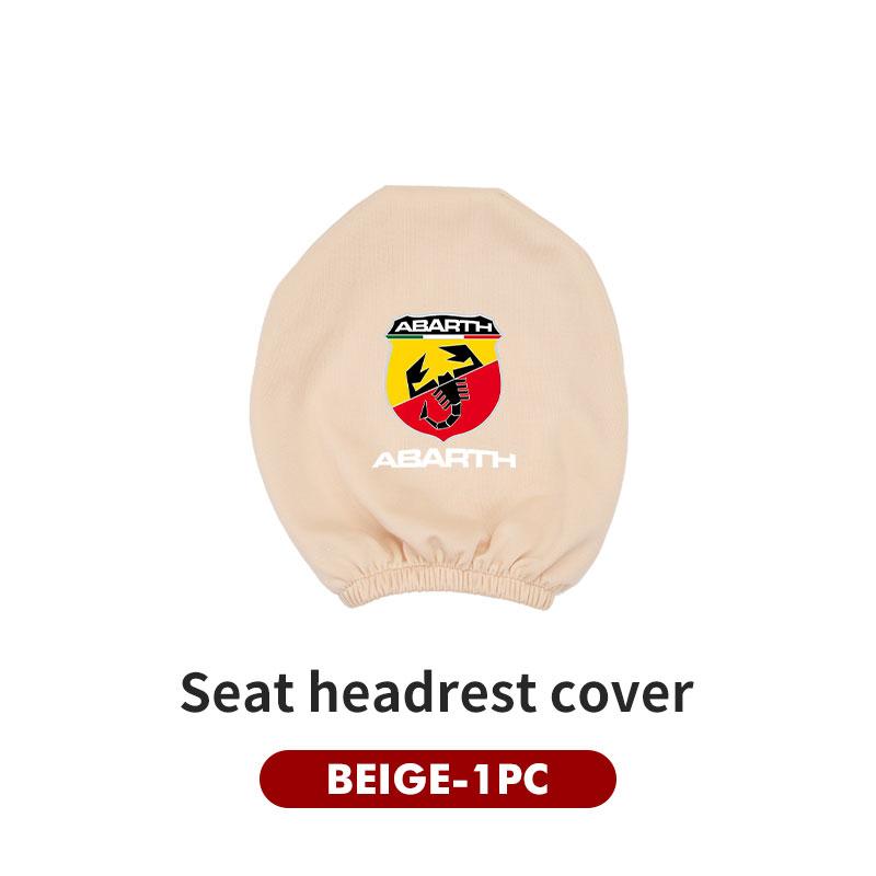 Autositz Kopfstütze Nackenkissen Staubdichte Schutzhülle Für Abarth FIAT 500 Ducato Stilo Palio UNO Astra Bravo Tipo