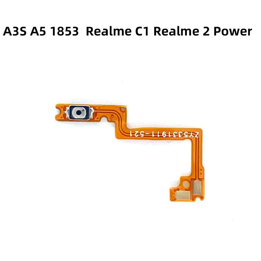 Включение Выключение Клавиша Переключатель Mute Кнопка Регулировки Громкости Шлейф для OPPO A3S A5 Realme C1 Realme 2 1853 Включение Выключение Громкость Power