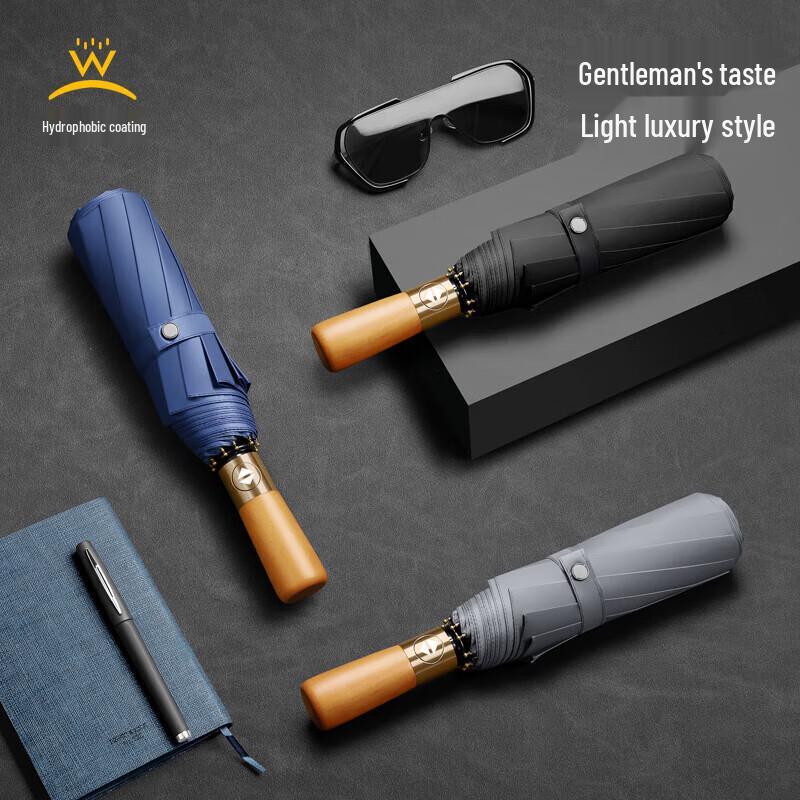NINORIVA Original Wood Choice Automatic Umbrella